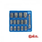 지니어스 임팩 소켓세트 IS-415M 15pcs임팩소켓/복스알/복스세트/임팩복스알 : 데일리원샵