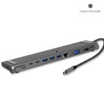 12IN1 USB C타입 노트북 멀티 포트 허브 애플맥북프로 LG올데이그램 삼성노트북 DOCK 독 : 한스 팩토리