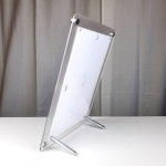 크라스 오픈액자4x6 탁상용부속 백색 아크릴메뉴판 스탠드 안내판 POP꽂이 테이블이름표 : 광고파트너 디피지샵