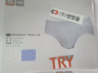 3 장 TRY 베라 맥시 삼각 팬티 국산 60수 면스판랜덤 90 95 100 숙녀 트라이 쌍방울 신축성 삼각 빤쭈 쫀쫀면 젊은 엄마용 뉴맥시 스타일 멋찐... 