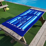 제주도 감성 비치타올 춤추는고래 비치타월 : 케이투나인