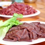 (배터짐) 한우 소간 1kg 소머리 내장 염통 허파 선지 도가니 우족 사골 양지 간 잡뼈 : 배터짐