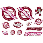 키움히어로즈  스티커 프로 야구 구단 엠블램 스티커 : 몬스터블럭