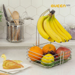 퀸넥스 올스텐 바나나걸이 과일 과자 바구니 멀티 바스켓 받침대 거치대 QA-9000 : 퀸넥스