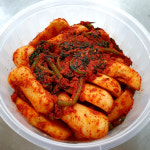 총각김치 : 달콤한삼겹살