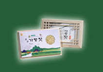 가평군농협  유기농 국산 가평잣 2024년 햇잣 황잣, 백잣 500g 한지 오동 선물세트 : 가평군축령산잣영농조합