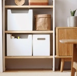 조립식 책상 정리함 팬트리 펜트리 책 손잡이 오픈 수납함 싱크대 바구니 1호 화이트 : 미노네스토어