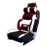 운전석 리무진 시트커버 1P 버건디화이트 : 카월드자동차 리무진버켓시트