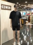 헨어스 에드윈 남성용 3M 나염 포인트 뒷판 절개 디테일 오버핏 티셔츠 HTE411 : NC엑스코점 에드윈