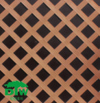 PVC 래티스 대골 갈색 4T 4x8 (1220x2440) / DIY 자재 목재 울타리 : 대일우드