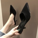 프리미엄 샌디 새틴 하이힐 샌들 뮬 K : 임비서몰