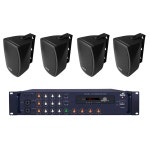 GNS 지앤에스 MC-400 패키지A/MS-5T 4개 포함/4채널 앰프/USB 블루투스 : DKDKSHOP