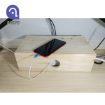 모든공방 원목 전선정리함 멀티탭정리함 대형 : 모든공방