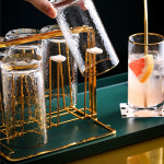 골드 6구 컵홀더 컵받침대 컵걸이 : 에테르코