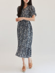 [몬티스] 몽상원피스 플로럴네이비/ Mongsang Dress in Floral Navy : 몬티스