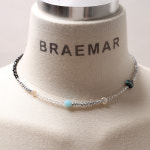 쿨 글래스 초커 (투명 블루) BN888SGC : 브래마