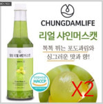 [청담라이프]리얼 샤인머스켓 농축액 1,000ml X 2ea(세트)/청포도에이드 : 카페114