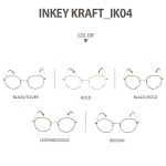 인키 IK_004 메탈 블루라이트 차단 안경테 (5컬러) : 인키페이스올