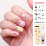 네일스케치 쏙딱 젤 네일스티커 - 14 블링블링핑크 /네일스티커/네일아트/네일아트재료/네일스톤 : 네일나라