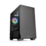 (주)근호컴 [써멀테이크]S100 강화유리 (Black) : 근호컴