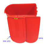 쌀통20KG 타파 멀티키퍼 레드 24L : e리빙몬스터