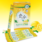 휴대용 임산부 어린이 무알콜 일회용 순수 가글 11ml X10개 : 그린픽