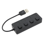 넥시 NX-USB355 USB 허브 4포트 2.0 무전원 개별스위치 (NX355) : 네트워크 전문점