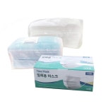 뽑아쓰는 데일리 수술 의료용 덴탈 중형 성인 일회용 여름용 3중 필터 마스크 100매 단위 : 아홉시간
