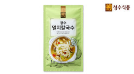 청수 멸치 칼국수 110G / 1인분 간편요리 수제비 바지락 명동 국수 재료 밀키트 : Lifeitem