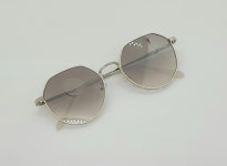 20대여자 패션콤비선글라스 라섹선글라스 색깔안경 H5255 브라운 실버미러 : OPTICAL MANIA