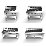 경일 클린 다열렌지 간텍기렌지 KGR 스텐커버 자동점화 업소용가스레인지 시그마 간택기 화구 버너 식당 주방 : 에스케이종합주방