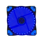 컴퓨터본체 120MM 블루 LED 시스템 튜닝 쿨러팬 교체용 DIY 수조 어항 냉각팬 : 스마트케이블
