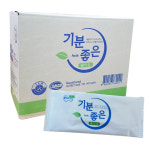 기분좋은 물티슈 업소용 일회용 대용량 400매 식당물티슈 : 코리드