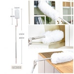 길이각도조절 구부러지는긴롱 가벼운 먼지제거솔털떨이브러쉬 : 풀하우스팜