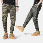 남자조거팬츠 봄 가을 밀리터리 카모 카고 작업 바지 건빵 전술 밴딩 조거팬츠 조커 테크웨어 : 아임플렉스