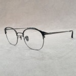 슬기로운 의사생활 정경호 안경 아네스베 AB13019Z C3 하금테 티타늄 블랙 실버 블루라이트차단 : 안목아이웨어