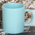 아리따머그컵,무광스카이블루, 12온스 (340ml) : 베스트굿즈