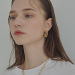 [Leadrole] 앤티크 브릴러 후프 귀걸이 antique briller hoop earring : 리드롤