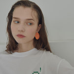 [Leadrole] 메리골드 오렌지 귀걸이 marigold orange earring : 리드롤