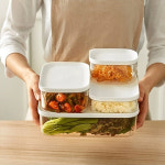 밀프랩 용기 반찬 보관 반찬통 김밥재료 냉장고 냉동실 정리 플라스틱 통 : 모아와치