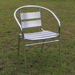 소프트유 한줄알루미늄 야외용 테라스 수영장 편의점 펜션 포장마차 의자 : 소프트유가구