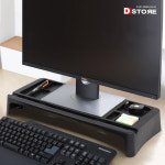 국산 플라스틱 컴퓨터 모니터 받침대 키보드수납형 : NEW 디스토어