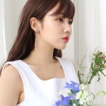pkpj[무배/특가]블루아이 써지컬스틸 투웨이 드롭귀걸이 : 삐까 뻔쩍pkpj