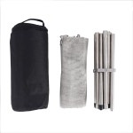 FP2 - 캠핑 메쉬화로대 (M) 2단 접이식 불멍화로대 바베큐 경량 미니 난로 스토브 : 비기너캠핑