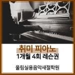 [은평구 피아노 학원] 취미 피아노 1개월 레슨권(4회) : 울림실용음악새절학원