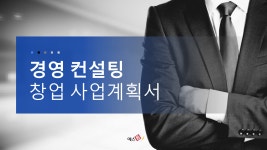 경영 컨설팅 서비스 창업 사업계획서 파워포인트 템플릿 : 엑셀공작소