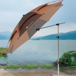 엠제이피닉스 옥스포드 50인치 3단분리 자체꺽임 2층 파라솔 낚시파라솔 : 해강천