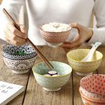 예쁜 가정식 도자기 한식 밥공기 밥그릇 일본 감성 빈티지 식기 그릇 10종 : 아뜰리에앳홈