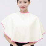 [ UWHC12 ] 아이보리색/핑크줄/연노랑색/드라이보/헤어샵/헤어숍/뷰티샵/여성용/미용실/까운/가운 : 유니폼닷컴 티셔츠닷컴