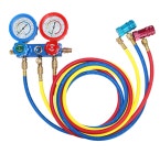 에어컨 냉매 게이지셋트 차세대 신냉매 신냉 에어컨 차세대냉매 (R-1234YF) 게이지 세트 C0076 : 아이앤툴스